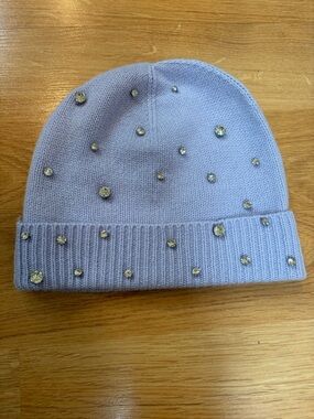 Charter Club Lavender Cashmere Beanie Hat